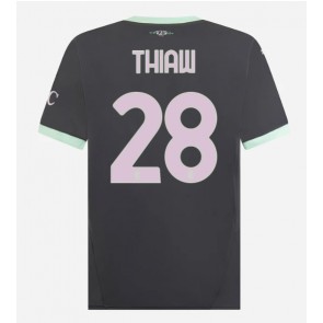 AC Milan Malick Thiaw #28 Replika Tredjetrøje 2024-25 Kortærmet